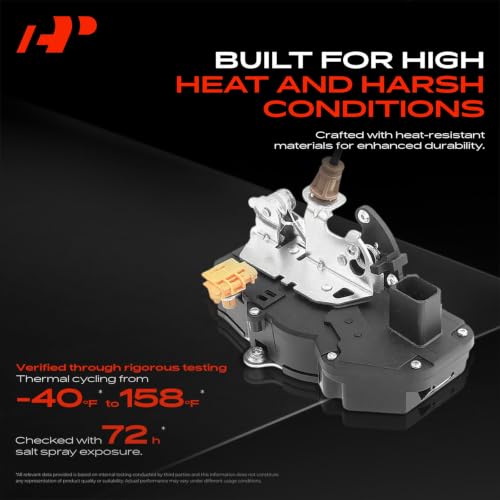 Image of A-Premium Rear Left Driver Side Door Lock Actuator Compatible with GMC | for 2008-2009 Chevrolet Chevy Silverado 1500 2500 3500 HD & GMC Sierra 1500 2500 HD 3500 HD