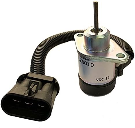 Fuel Shut Down Solenoid 1J710-60011 1J71060010 7000769 for Bobcat A300 A770 S220 S300 S750 S850 5600 S160 T180 T190 T250 T300 T770 T2250 Kubota Engine B1700D B2100D B2400D V2607