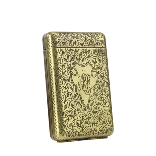 Image of Peaky Blinders Cigarette Case Retro Metal Portable 16 Cigarettes Box (Bronze)