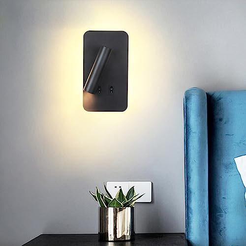 Mini luz de pared de dormitorio LED que elimina la fatiga visual al leer en pareja 8