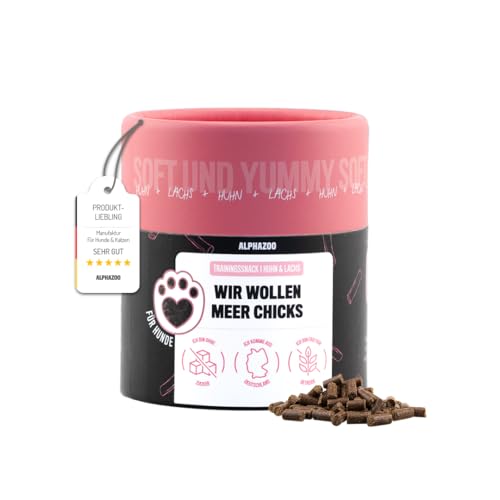 Produktbild von alphazoo Wir wollen Meer Chicks Leckerli mit Lachs & Huhn - 65 g