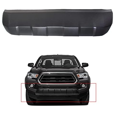 munirater Front Bumper Valance Lower Skid Plate Panel Black Replacement for 2016-2020 Toyota Tacoma TO1095205 5391104210 B077C14STM Cover