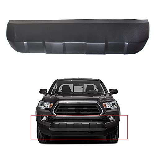 23TB12/23TA12 - Front Bumper Assembly May Detach - 2020-2023 Toyota Highlander & Highlander Hybrid 5 munirater Front Bumper Valance Lower Skid Plate Panel Black Replacement for 2016-2020 T-a-c-o-m-a TO1095205 5391104210 B077C14STM