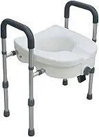 Assento Sanitario Elevado com Barra de Apoio Lateral Pro18