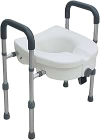 Assento Sanitario Elevado com Barra de Apoio Lateral Pro18
