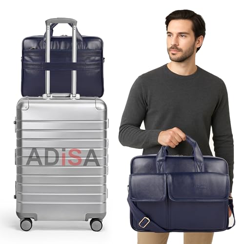 Image of ADISA Laptop Messenger Office Bag Briefcase for Work for Men (LB6055)