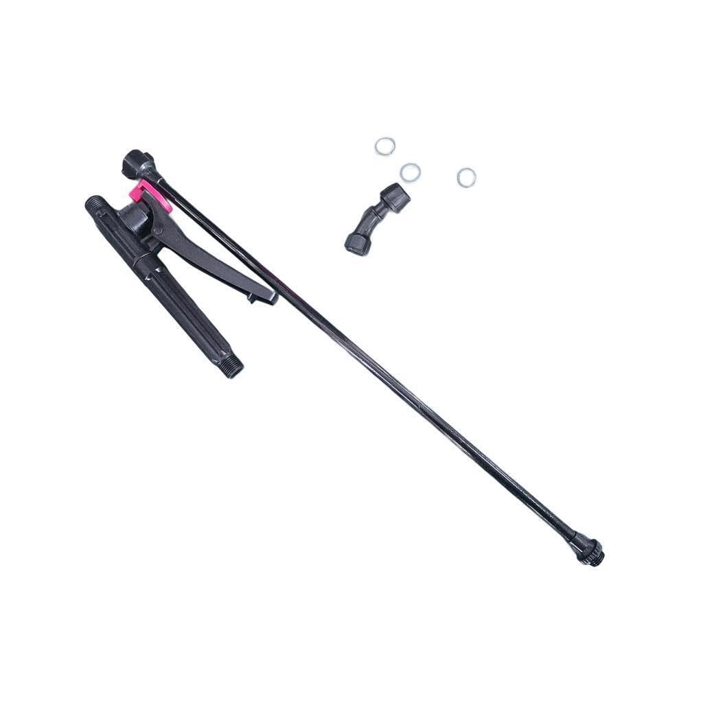 ALCXAZS Garden Sprayer Wand Crafted Replacement Wand With Ergonomic Handle Suitable For Lawn Maintenance Comfortable For Long Time . Spray Is Stable And Even , Single Bend Nozzle , 50cm
