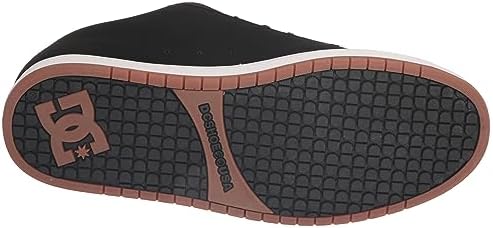 DC Men's Court Graffik Casual Skate Shoe, Black WASH, 14 | Image 3