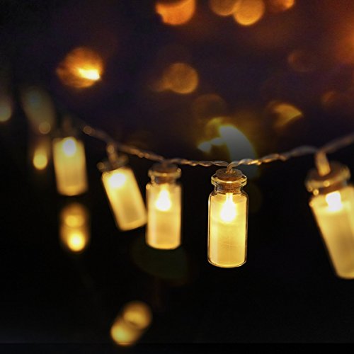 LED String light, Dailyart Vintage Glass Jar LED String Lights Mason Jar Fairy