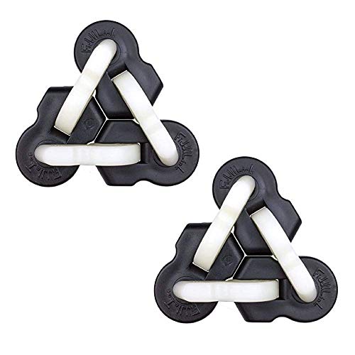 FiddlLINK Zebra (Single Pack) - Fiddle Link Based Fidget Tool. Desk and Office Toys for Stress and Anxiety Relief, Hand Exercise, Finger Strength, and Dexterity. Fidget Cube and Spinner Alternative.
