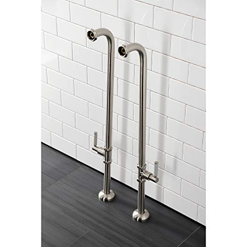 Kingston Brass Ae810S8Dkl Concord Freestanding Tub Supply Line, Brushed Nickel #TOP3