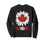 canada bandiera girasole orgoglio canadian roots uomini donne felpa