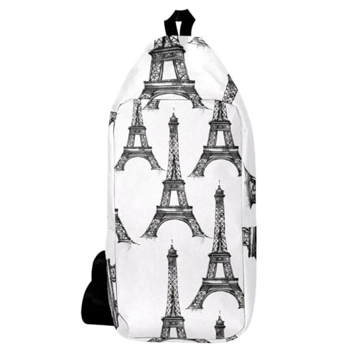 Sac à dos pour homme femme Tour Eiffel : le sac à bandoulière léger contre le mal de dos