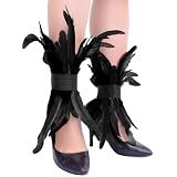 Tobilleras para mujer – Calzado vintage para juegos de rol, disfraz gótico estético de tobillo para dama, adolescente, actuación diaria en escenario, Halloween, carnaval, cadena de tobillo decorativa
