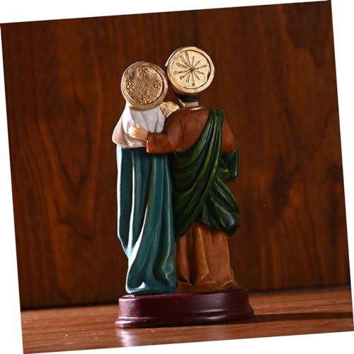 JEWEDECO Estatuetas De Nascimento De Jesus Conjunto De Nascimento De Jesus De Natal Estátua De Jesus