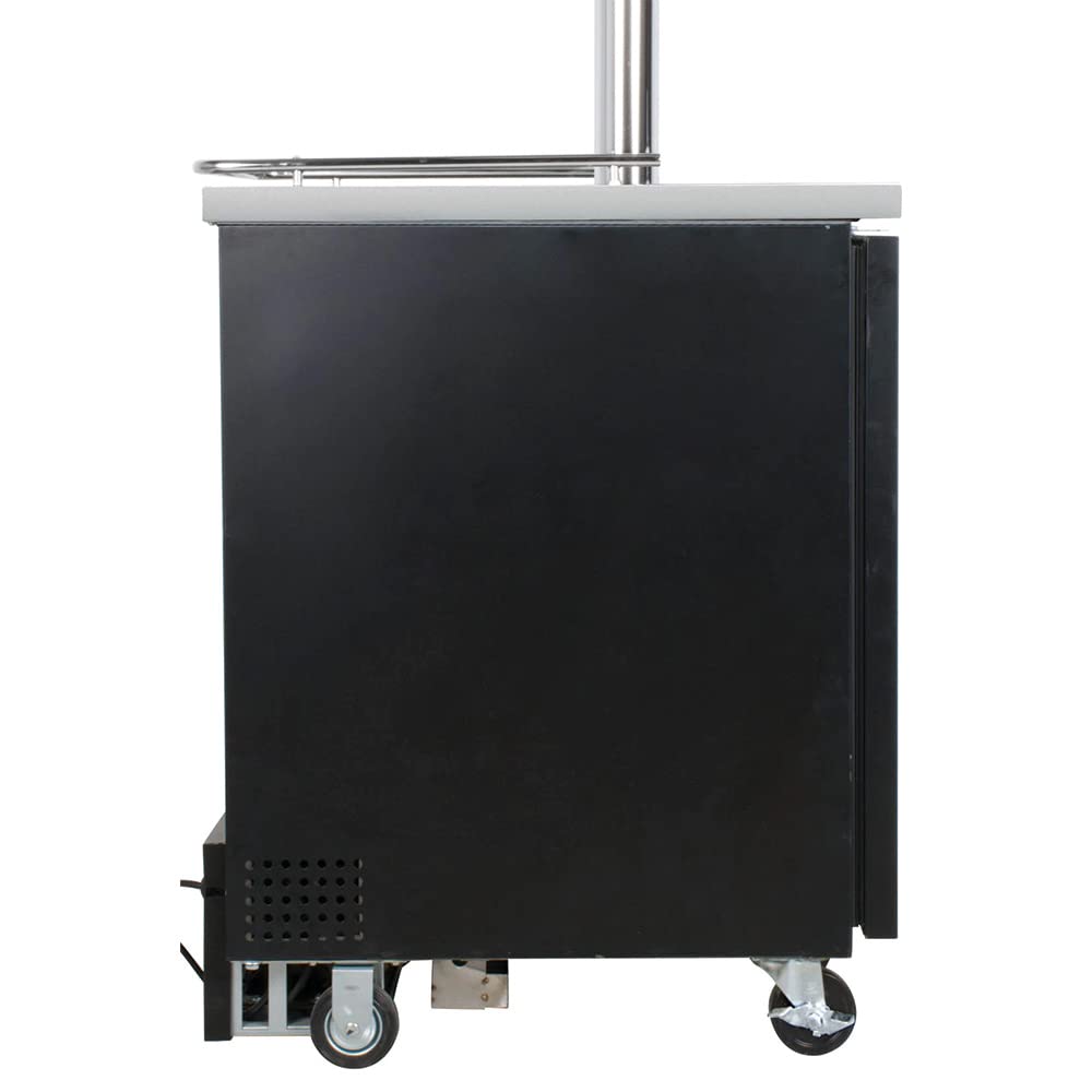 Kegco Hbk1xb-4 Keg Dispenser, Black, 4 Faucet Without Kegs on Fridge.com - View 5