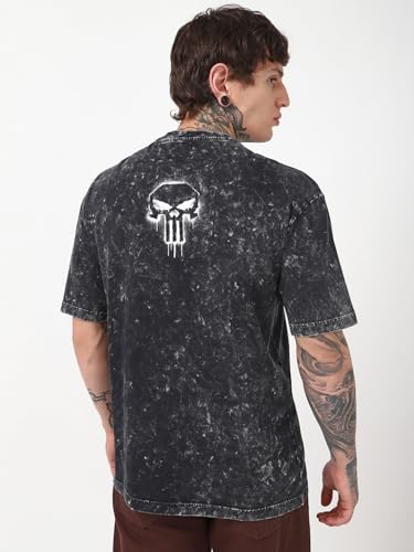 Image of Bewakoof Men's Graphic Print Oversized Fit T-Shirt