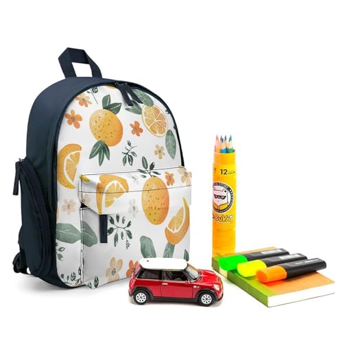 Oranges And Lemons Mini Backpack Light Weight Small Travel Backpack Shopping Travel Daypack3