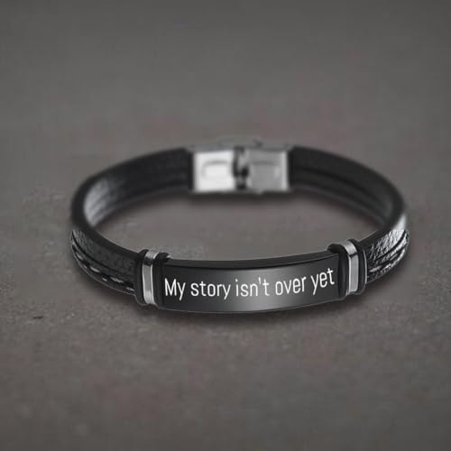 Mental Health Awareness Bracelet Suicide Awareness Bracelets Bracelet For Men Depression Relief Gifts for Men Suicide Prevention Awareness Inspirational Gift3