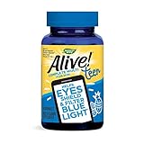 Nature’s Way Alive! Teen Gummy Multivitamin for Him, Filters Blue Light*, Fruit Punch Flavor