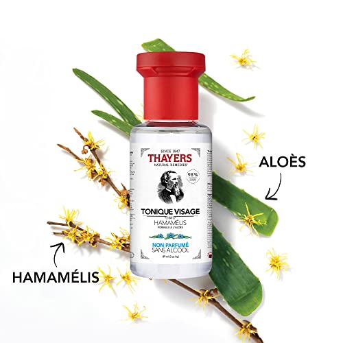 Thayers Trial Size Alcohol Free Unscented Witch Hazel Facial Toner With Aloe Vera Formula- 3 Oz #TOP6