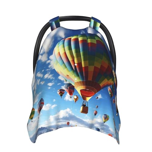 Housse de siege auto montgolfiere respirante pour poussette et cosy bebe