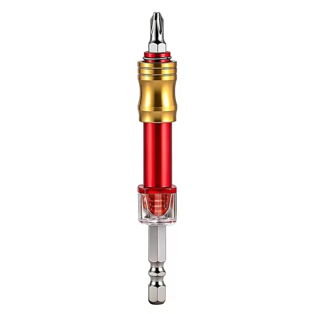 Aundhegrtt As Shown Self-Locking Adjustable Depth Magnetic Bit Holder Sleeve Screwdriver For Woodworking Furniture Installation