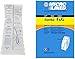 DVC Micro-Lined Paper Replacement Bags For Eureka Style F/G and Sanitaire Commercial Uprights - 9 Bags