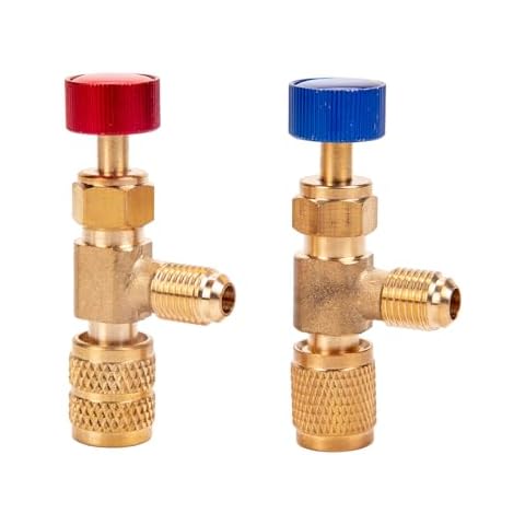 2PCS R12 R22 R410 Refrigerant Valve Adapters Cover