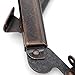 1 Pair of Self-Balancing Lid Support Hinges, Left & Right, Dark Bronze Tone Spring Hinge with Screws for Sofa, Box, Cabinet, Length 6