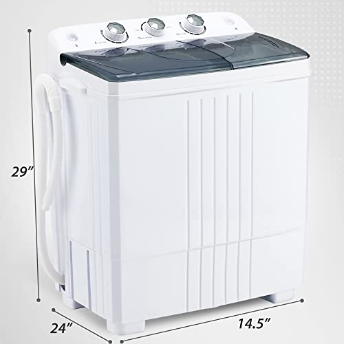 image for HABUTWAY Portable Washing Machine 20Lbs Capacity Washer&Dryer Combo Tw