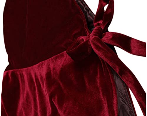 Goldstitch Kids Hooded Velvet Cloak Cape For Halloween Christmas Cosplay Costumes #TOP5