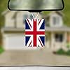 National Flag Car Air Freshener with New Car Scent - England, Wales, Ireland, Scotland & Union Jack (One Size, Union Jack Flag) #5