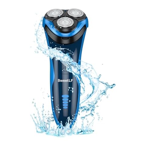 SweetLF Electric Shaver for Men, 3D Rotating Head, USB-C Fast Charging, IPX7 Waterproof,Mens Electric Razors with Pop-Up Trimmer, Cordless Electric Razor for Men Cover