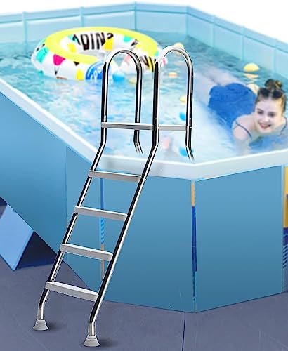 Escalera para piscina de 4 niveles acero inoxidable