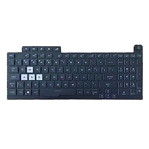 Clavier de rechange pour ASUS ROG Strix Scar 17 G732 version US noir