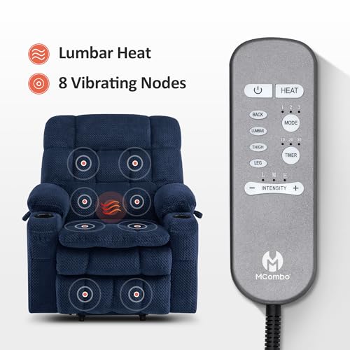 Image of MCombo Small Dual Motor Power Lift Recliner Chair for Petite Elderly, 7893
