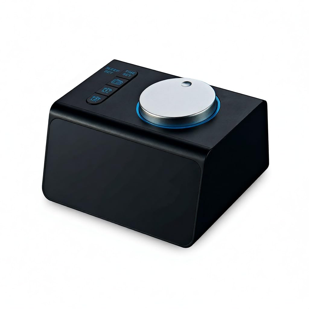 Reloj despertador inteligente con luz nocturna, radio FM, pantalla de temperatura, regulador de intensidad y volumen ajustable, reloj de noche digital para dormitorios y uso doméstico