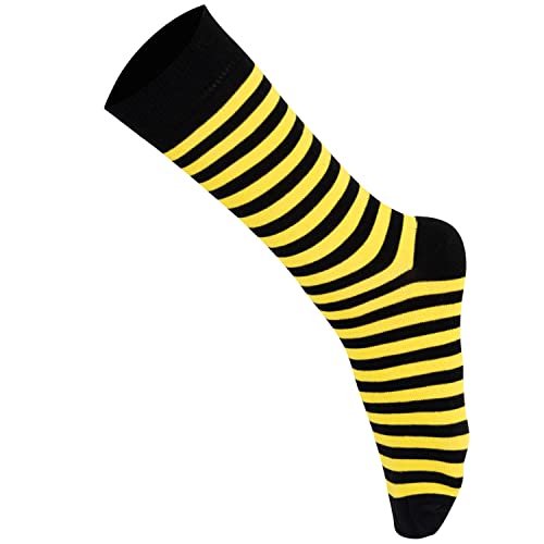 Mysocks Unisex Ankle Socks Stripe Yellow Black #TOP3