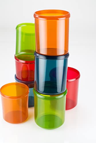 Tableset Infinity 4 personnes multicolore résistant et empilable - 3