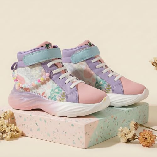 Image of KazarMax Hopits Kids Boys and Girls Ankle Length | High Top | Slip-on Sneakers Shoes | Lightweight | Outdoor Shoes Collection