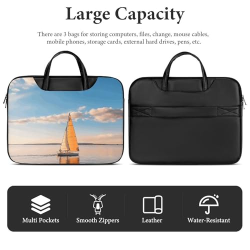 Bolso de hombro para laptop impermeable 17 pulgadas miniatura 5