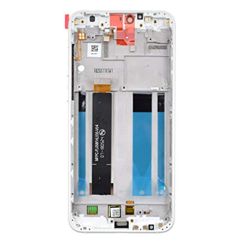 Image of TA-1099 LCD Screen Touch Digitizer Glass with Screen Frame Replacement for Nokia 6.1 Plus TA-1103 TA-1083 TA-1099 Silver