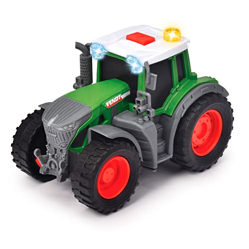 Dickie Toys - Fendt Traktor mit Milch-Anhänger (26 cm) - Spielzeug-Trecker mit Milchtank für Kinder ab 3 Jahren… – Bild 4
