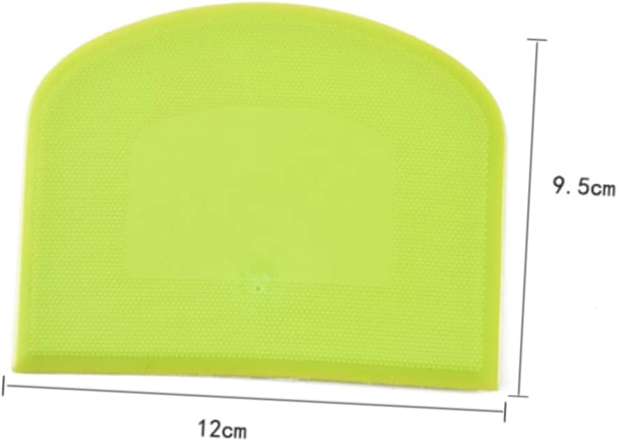 5Pcs Plastic Cake Scraper Spatulas for Cream Smoothing and Butter Cutting image 2