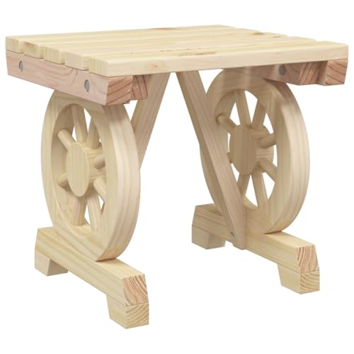 Chaise de salle à manger en bois marron pour jardin et cour