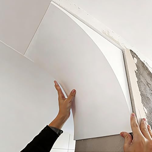 Jievmrs White Gypsum Boards Arch Door Kit, Set of Two Doorway Arch Kit for Interior Universal, Precurved Rounded Corners Molding for Drywall/Living Room(20x20x20cm/7.9x7.9x7.9)