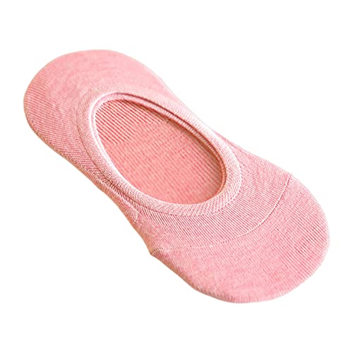 Calcetines de pantorrilla para mujer, color sólido, antideslizantes, boca poco profunda, ocultos, transpirables, deportivos, casuales, calcetines náuticos para mujer, calcetines invisibles talla 11