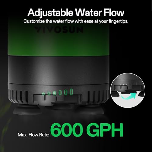 Image of VIVOSUN 660GPH Sub Water Pump for Fish Tank, Pond, Aquarium, Hydroponics (Pack of 2)