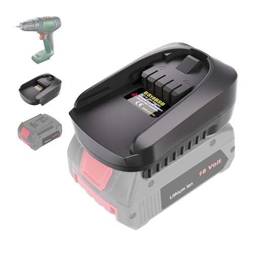 KUNLUN Adapter für Bosch Professional GBA 18V Akku System auf für Bosch PBA 18V System Akku Grüne Elektrowerkzeuge PSB PSR Werkzeug (Nur Adapter)